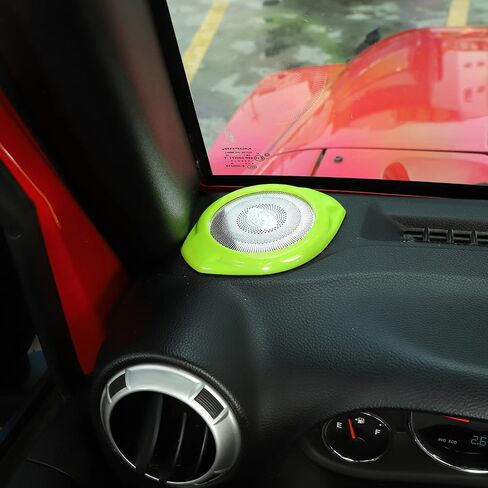 A Pillar Speaker Decoration Cover Trim for Jeep Wrangler JK & Unlimited 2015-2017 Interior Accessories(Black) in Kuwait