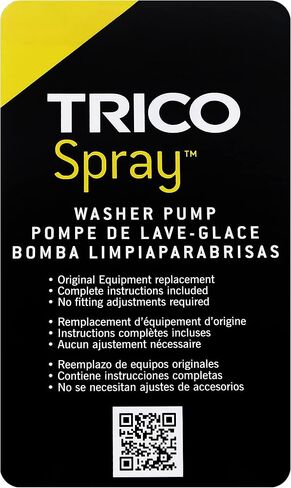 TRICO Spray Windshield Washer Pump (11-513) Fits Select Buick, Cadillac, Chevrolet, GMC Model Years in Kuwait