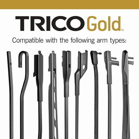 TRICO Gold™ (18-2119) 21 & 19 Inch Pack of 2 Automotive Replacement Windshield Wiper Blades for My Car Premium All Weather Beam Blade for Select Vehicle Models in Saudi Arabia