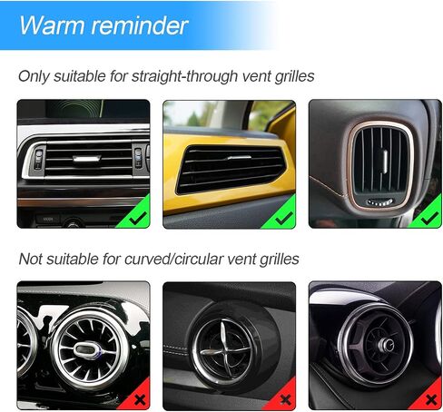 AUKEPO 10 PCS Bling Car Air Vent Outlet Trim, Rhinestone Air Conditioner Decoration Strip for Vent Outlet, Universal Bendable Trim Interior Accessories for Most Air Vent Outlet (Blue) in Kuwait