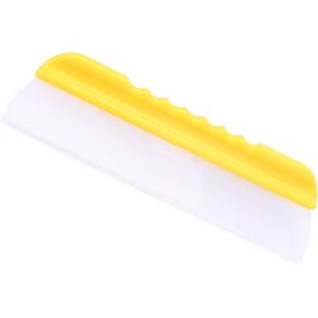 Car Squeegee 12 Inch Flexible T-Bar Water Blade Silicone Squeegee for Car or Home Glass Blue Handle