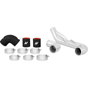 Mishimoto MMICP-EVO-10LBK Lower Intercooler Pipe Kit Compatible With Mitsubishi Lancer Evo X 2008-2015 Black