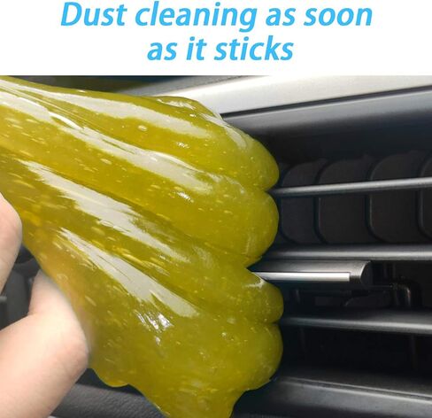 Moly Magnolia Cleaning Gel for Car, Universal Detailing Putty Gel Detail Tools Car Interior Cleaner, Removal Putty Keyboard Cleaner for Car Vents, PC, Laptops, Cameras (Blue) in Saudi Arabia