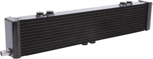 Edelbrock 15406 Supercharger Heat Exchanger Universal Single Pass Dual Row 22000 BTU/HR 26.5 in. W x 5 in. H x 2.62 in. D Black Supercharger Heat Exchanger in Saudi Arabia