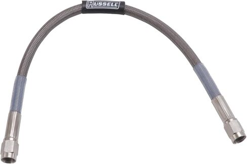Edelbrock/Russell 659020 Competition Stainless Steel Straight -4AN to Straight -4AN Brake Hose Assembly - 18" in Saudi Arabia
