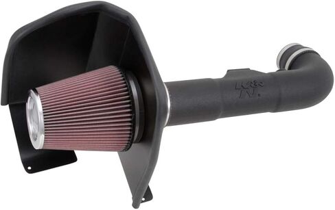مجموعة مدخل الهواء البارد K&N: أداء عالٍ، مضمون لزيادة قوة الحصان: يناسب 2014-2020 Chevy/GMC/Cadillac (Silverado 1500، Suburban، Tahoe، Sierra 1500، Yukon، Yukon Denali، Escalade) V8,63-3082 in Kuwait