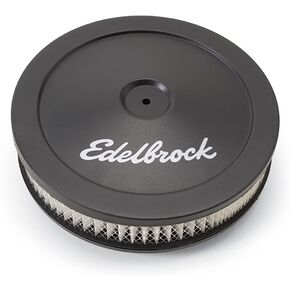 Edelbrock 1203 Pro-Flo Black 10" Round Air Cleaner with 2" Paper Element in Kuwait