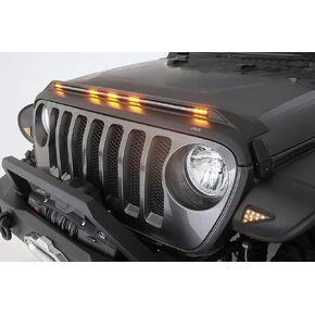 Auto Ventshade [AVS] Bugflector II Hood Shield | 2020 - 2023 جيب جلاديتور، 2018 - 2023 جيب رانجلر JL، (2 باب و4 أبواب)، بارزة، دخاني، قطعة واحدة. | 24827 in Kuwait