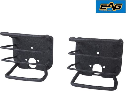 اي ايه جي واقي من الستيل للمصابيح الخلفية للطرق الوعرة بلون اسود مناسب لسيارة جيب رانجلر TJ/YJ 87-06 in Kuwait