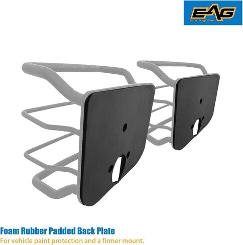 اي ايه جي واقي من الستيل للمصابيح الخلفية للطرق الوعرة بلون اسود مناسب لسيارة جيب رانجلر TJ/YJ 87-06 in Kuwait