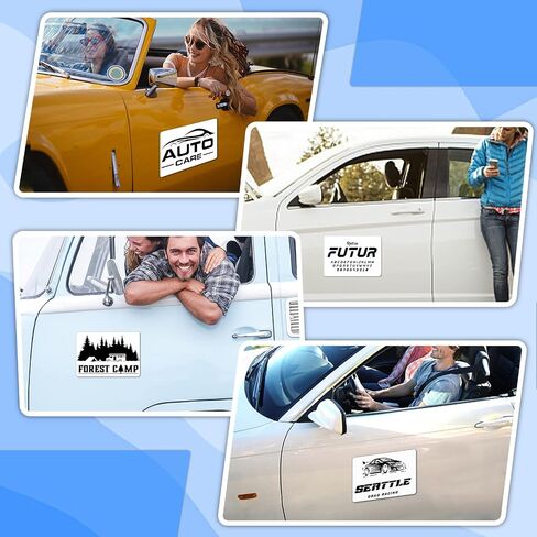 2 Pack 17" x12" Blank Magnets with 50 mils, Prevent Car Scratches & Dents, Rounded Corners Blank Car Magnet Set, Magnet for Car to Advertise Business and Cover Company Logo in Saudi Arabia