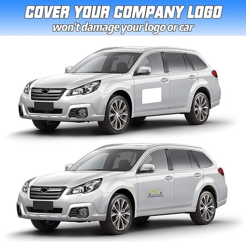 2 Pack 17" x12" Blank Magnets with 50 mils, Prevent Car Scratches & Dents, Rounded Corners Blank Car Magnet Set, Magnet for Car to Advertise Business and Cover Company Logo in Saudi Arabia