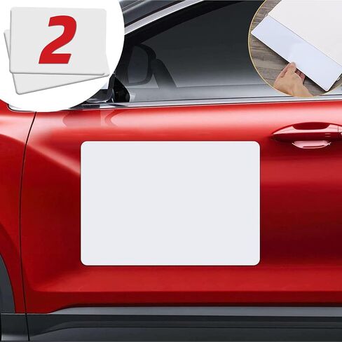 2 Pack 17" x12" Blank Magnets with 50 mils, Prevent Car Scratches & Dents, Rounded Corners Blank Car Magnet Set, Magnet for Car to Advertise Business and Cover Company Logo in Saudi Arabia