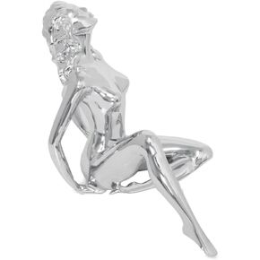 GG Grand General 48420 Chrome Lady Hood Ornament