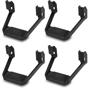 Bully BBS-1103 Truck Black Powder Coated Side Step Set, 2 Pieces (1 Pair), includes Mounting Brackets - Fits Various Trucks from Chevy (Chevrolet), Ford, Toyota, GMC, Dodge RAM and Jeep in Kuwait