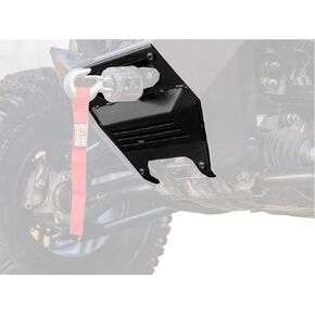 لوحة تركيب ونش SuperATV للخدمة الشاقة لعام 2020+ Polaris RZR PRO XP / PRO XP 4 | متوافق مع العديد من روافع OEM وما بعد البيع | طلاء فولاذي 3/16 بوصة | طلاء مسحوق مقاوم للأشعة فوق البنفسجية يمنع التآكل in Saudi Arabia