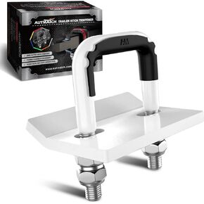 AUTMATCH Hitch Tightener Anti-Rattle Clamp, Heavy Duty Hitch Stabilizer for 1.25" and 2" Trailer Hitches, Rubber Isolator and Anti-Rust Double Coating Protective, Black & Red in Saudi Arabia