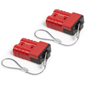 2-4 Gauge Wire Connectors, 175A Battery Quick Connect Disconnect 12V-36V Powerpole for Car Bike ATV Winches Lifts Motors More Red 4 Pcs