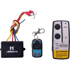 مجموعة التحكم عن بعد رافعة لاسلكية من LIEBMAYA لشاحنة جيب ATV SUV 12V محول سماعة in Kuwait