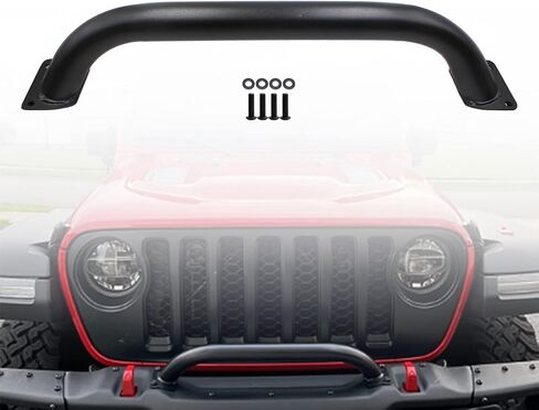 LOSTAR Grille Winch Brush Guard Fits 2018-2021 Je-e-p Wrangler JL & 2020-2021 Gladiator JT 82215351 in Saudi Arabia