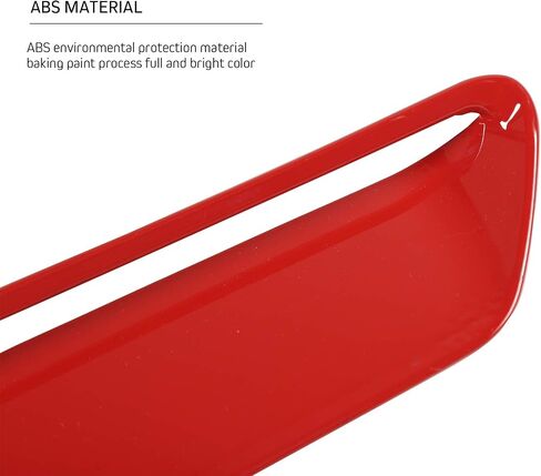 RT-TCZ for Challenger Hood Scoop Insert Vents Cover Trim for Dodge Challenger 2015 up Orange Exterior Accessories 2pcs in Saudi Arabia
