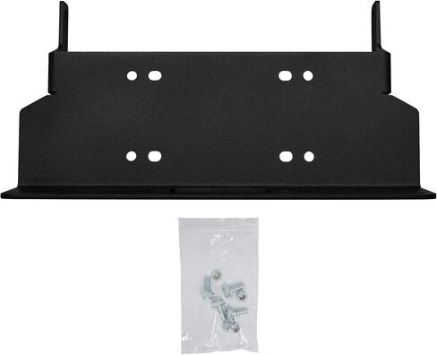 SuperATV Black Ops 3500 LB Winch with Winch Mounting Plate for Polaris Ranger Midsize 400/500 / Crew / 570/800 (See Fitment) | Powder-Coating Prevents Corrosion | Complete Kit Ready for Install! in Saudi Arabia