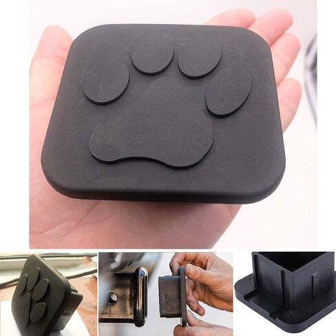 Trailer Hitch Tube Cover Plug Cap,Rubber Receiver Tube Hitch Plug,Trailer Hitch Cover for Toyota 4Runner Tundra Stelvio Chevrolet GMC Jeep Dodge RAM Ford F150 F250 in Saudi Arabia