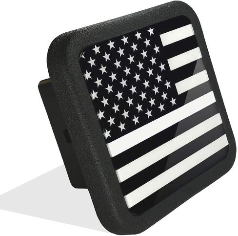 American Flag Trailer Hitch Cover Tube Plug Insert 2" in Kuwait
