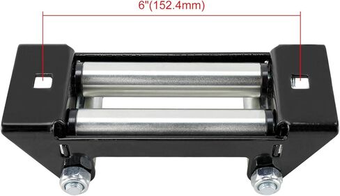 YaeKoo Winch Roller Fairlead 6" (152MM) Mount 4000-5500 LBs Bolt Pattern for Steel Cable ATV/UTV Winches in Kuwait