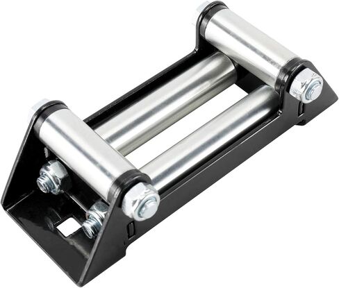 YaeKoo Winch Roller Fairlead 6" (152MM) Mount 4000-5500 LBs Bolt Pattern for Steel Cable ATV/UTV Winches in Kuwait