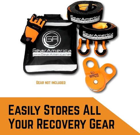 مخمد خط الرافعة من جير امريكا - يمنع الاصابات او التلف عن طريق تقليل ارتداد الكابل - بطانية امان عاكسة - تخزن ملحقات الرافعة والتزوير والسحب in Kuwait