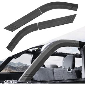 Roll Bar Padding Protector Cover Compatible with for Ford Bronco 2021 2022 2023 2024 4-Door Soft Top Roll Bar Covers D-Pillar Edge Protection Guard Prevent Scratching Paint