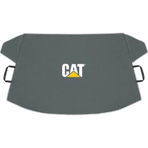 Cat® Windshield Snow Cover, Toughest Car Frost Protector for Ice & Sleet, Weatherproof for Winter, Includes Anti-Theft Straps, Freeze Protector for Auto Car Truck Van SUV, Wide Size 78"x45" inch,Black