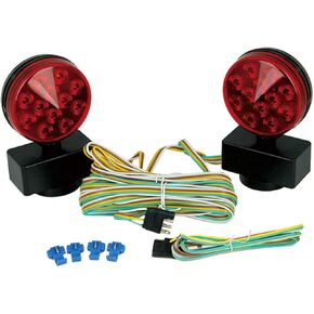 مجموعة مصابيح السحب المغناطيسية MaxxHaul 80778 (ثنائية الجوانب للمركبات الترفيهية والقوارب والمقطورة والمزيد معتمدة من DOT) in Kuwait