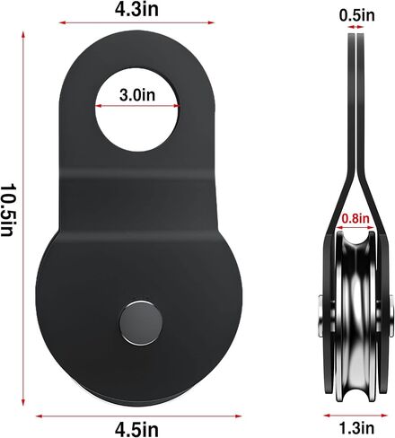 X-BULL 8T على الطرق الوعرة رافعة كتلة البكرة مضاعفة سعة الرافعة الخاصة بك in Kuwait