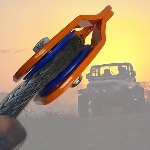Snatch Block Snatch Pulley Block for Winches Synthetic Rope Max Load 29,000 lbs in Saudi Arabia