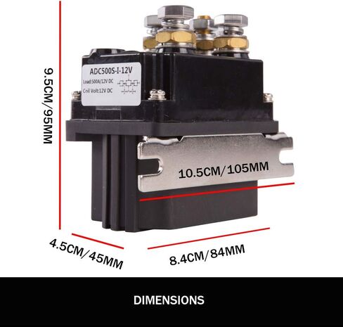 X-BULL استبدال العالمي ونش قواطع الملف اللولبي التتابع تحكم 500A تيار مستمر التبديل قارب ATV ونش التحكم in Kuwait