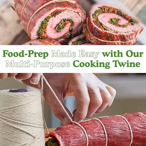 Regency Wraps Cotton Butchers Cooking Twine For Meat Trussing, Food Prep, Natural, 500 ft Cone (Pack of 1) in Saudi Arabia