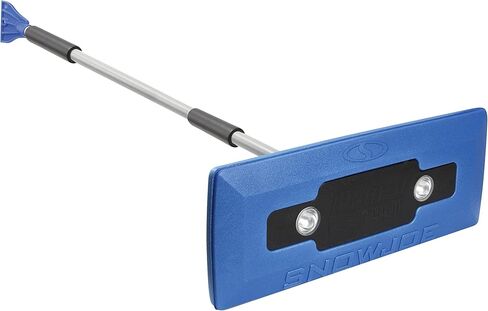 Snow Joe SJBLZD-LED مكنسة الثلج المتداخلة 4 في 1 + مكشطة ثلج، رأس إسفنجي 18 بوصة، مصابيح أمامية، أزرق in Kuwait