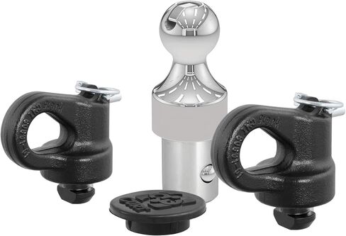CURT Gooseneck and Receiver Hitch Adapter Bundle for Select Trucks in Saudi Arabia