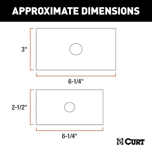 CURT Gooseneck and Receiver Hitch Adapter Bundle for Select Trucks in Saudi Arabia