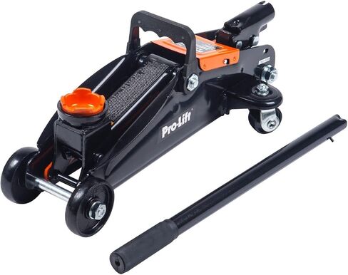 Pro-LifT F-2315PE Grey Hydraulic Trolley Jack Car Lift with Blow Molded Case-3000 LBS Capacity, 12 Inch, Black in Kuwait