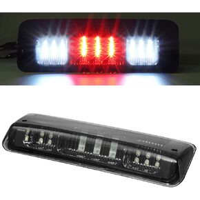 استبدال Partsam لـ F150 F-150 2004 2005 2006 2007 2008 ارتفاع جبل وقف الضوء الثالث الثالث ضوء الفرامل المدخن LED الخلفي سقف الكابينة مركز جبل الفرامل الذيل البضائع ضوء مصباح الكروم الإسكان ث / 3 المقابس