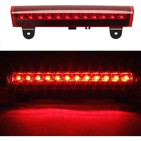 HUSUKU High Mount 3rd Third Brake Light Cargo Light Fits For Chevrolet Tahoe GM/Suburban/GMC/Yukon 2000-2006 LED Rear Cargo Light/Stop LED Light (Red Housing)