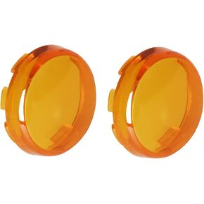 NTHREEAUTO Bullet Turn Signal Light Lens Amber Cover Compatible with Harley Dyna Street Glide Road King in Saudi Arabia