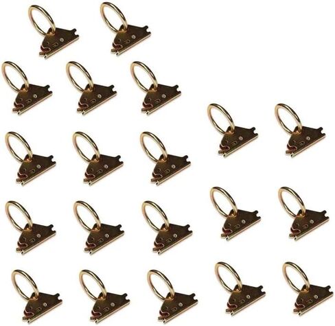 DC Cargo Heavy-Duty Steel E Track O Ring (Pack of 10) E Track Accessories E Track Rings Anchors for E Track Rail Tie-Down System to Secure Cargo in Enclosed/Flatbed Trailers, Trucks in Saudi Arabia