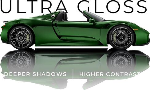 VViViD+ Ultra Gloss Premium Vinyl Car Wrap Film (1ft x 5ft, Gloss Piano Black) in Saudi Arabia