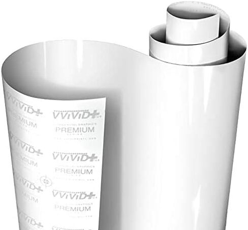 VViViD+ Ultra Gloss Premium Vinyl Car Wrap Film (1ft x 5ft, Gloss Piano Black) in Saudi Arabia