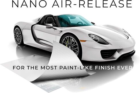 VViViD+ Ultra Gloss Premium Vinyl Car Wrap Film (1ft x 5ft, Gloss Piano Black) in Saudi Arabia