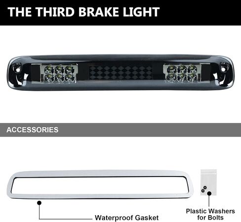 LED Third 3rd Brake Light for 1999-2007 Chevy Silverado GMC Sierra 1500 2500 3500 HD Classic, Rear Cargo Lamp High Mount Stop light in Saudi Arabia